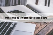 世界杯的比赛（世界杯的比赛项目有哪些）