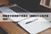 网赌电子游戏哪个好赢点（网赌玩什么电子游戏好）
